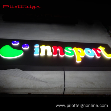 Design fashion popular custom illuminated LED restroom signs